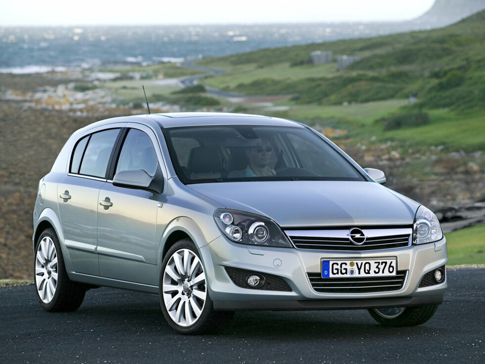 Коврики ЭВА "EVA ромб" для Opel Astra III (хэтчбек 5 дв / L48) 2006 - 2011, серые, 5шт.