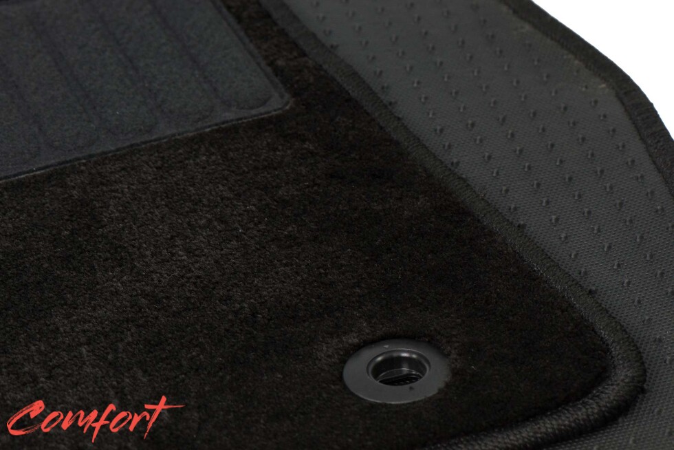 Коврики текстильные "Комфорт" для Mercedes-Benz GLS-Class I (suv / X166) 2015 - 2019, черные, 5шт.