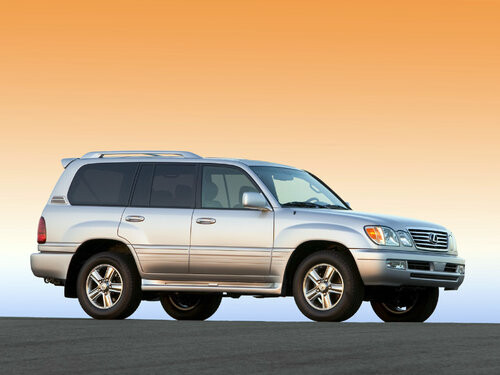 Коврики ЭВА "EVA ромб" для Lexus LX470 (suv / j100) 2002 - 2005, черные, 3шт.