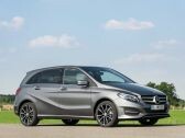 Коврики ЭВА "EVA ромб" для Mercedes-Benz B-Class II (хэтчбек 5 дв / T246) 2014 - 2018, серые, 4шт.