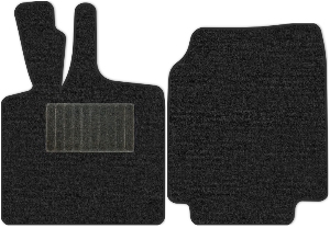 Коврики текстильные "Комфорт" для Smart Fortwo (хэтчбек 5 дв / W450) 2003 - 2007, темно-серые, 2шт.